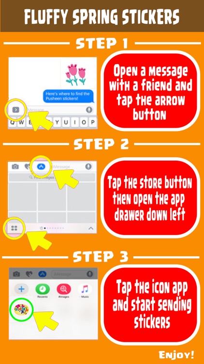 Fluffy Spring Stickers