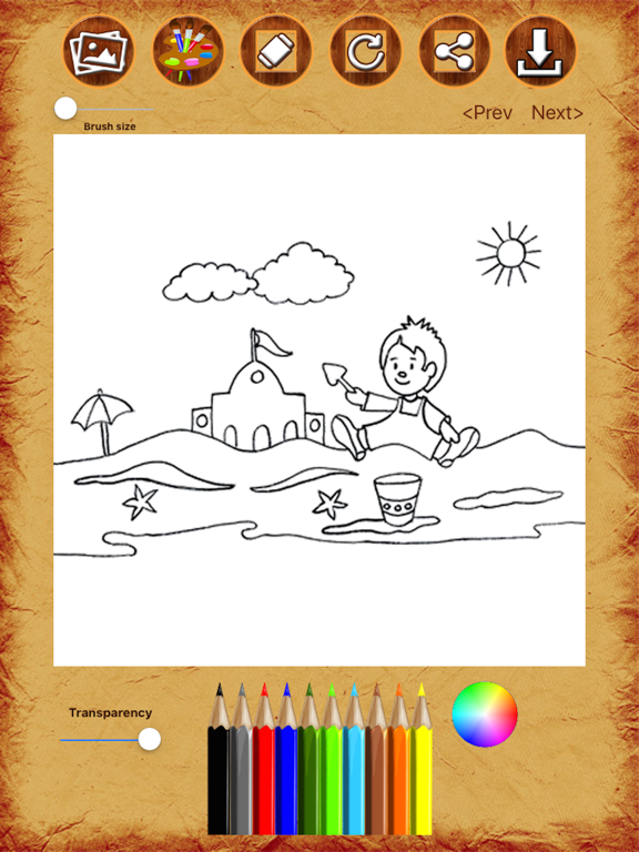 Screenshot #6 pour Kids coloring & drawing Book