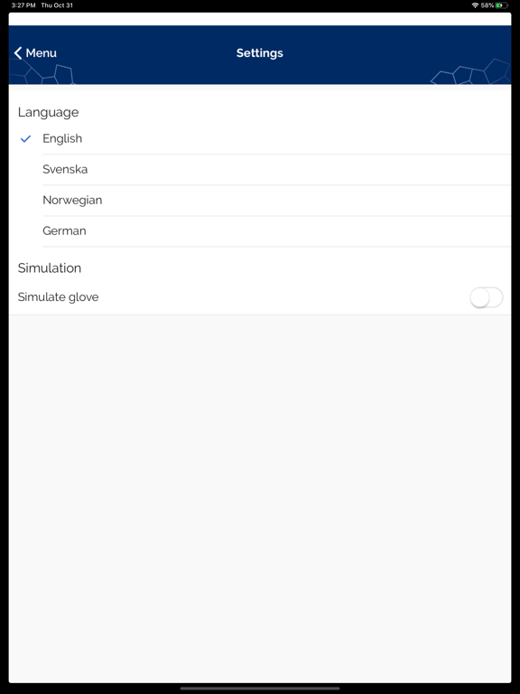 Screenshot #5 pour Bioservo Carbonhand App