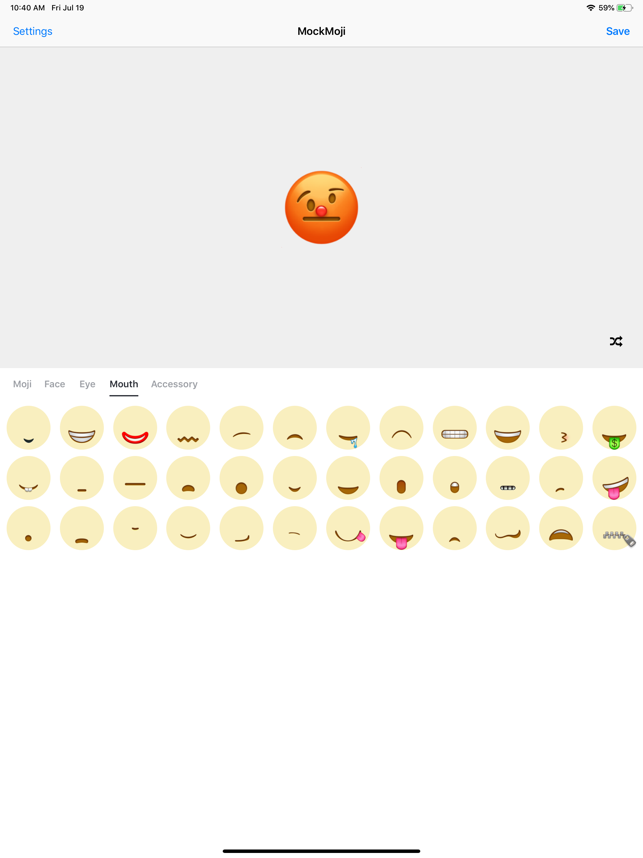 ‎MockMoji:Custom Emoji &Kaomoji Capture d'écran