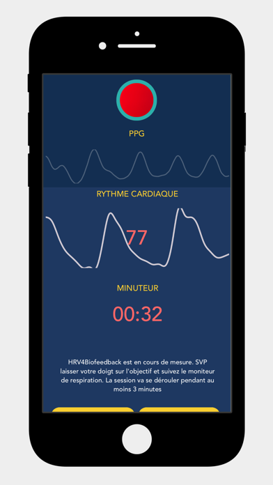 Screenshot #1 pour HRV4Biofeedback