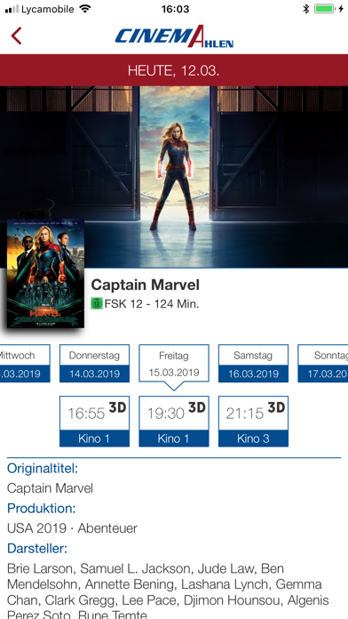 CinemAhlen Screenshot