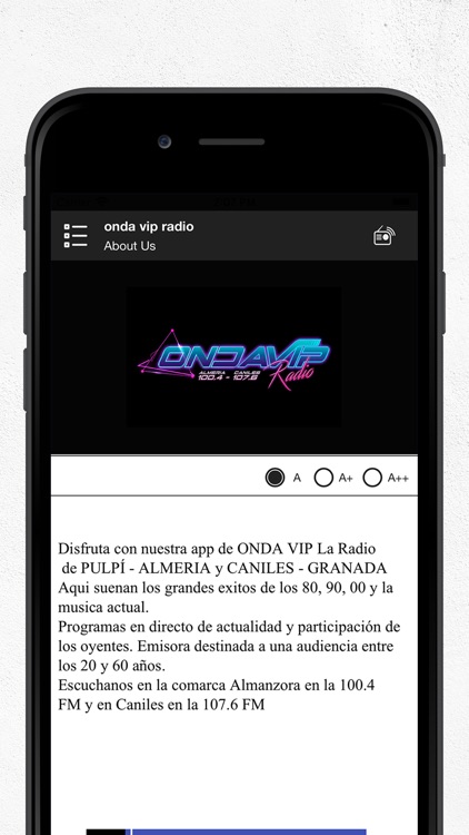 onda vip radio screenshot-3