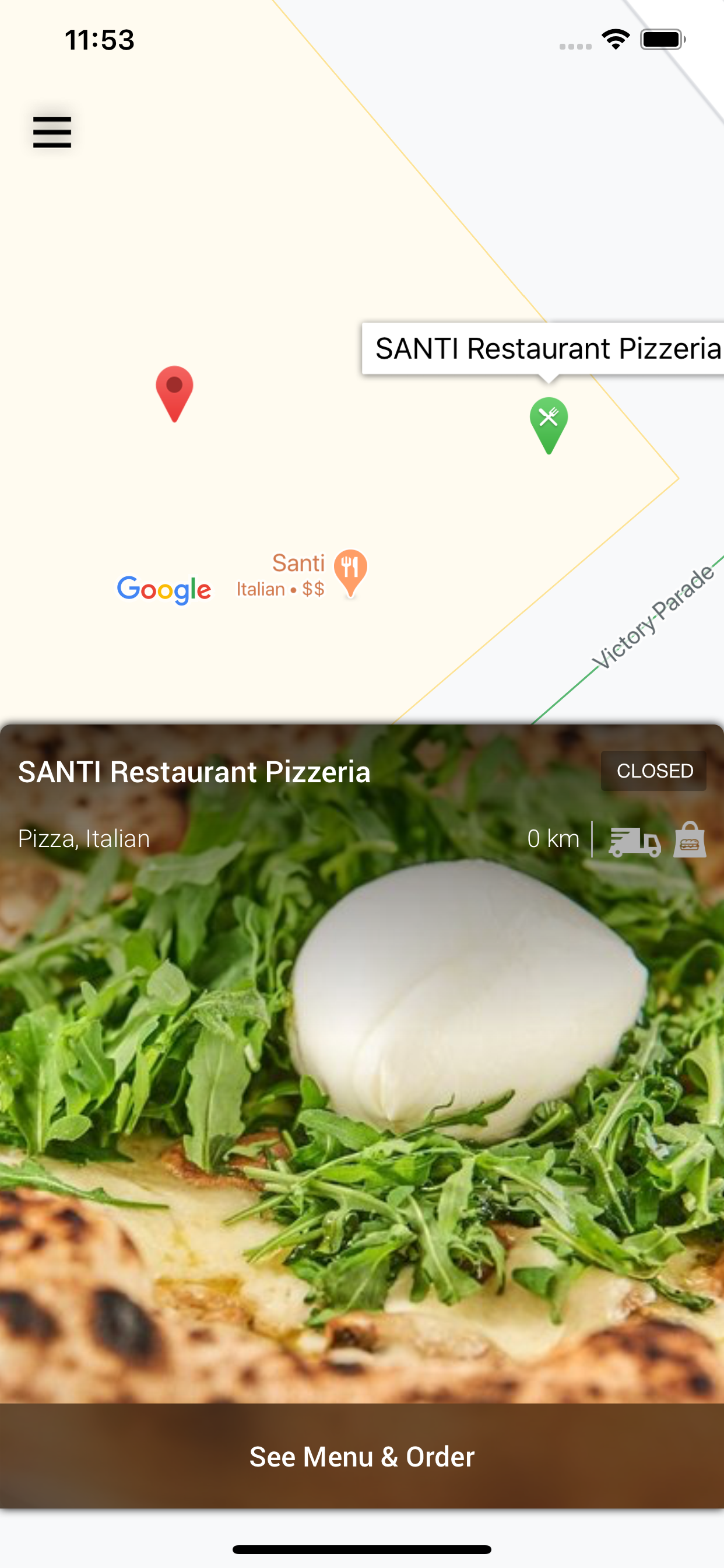 SANTI Restaurant Pizzeria screenshot 2
