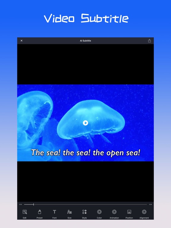 Screenshot #4 pour AI Subtitle - Video subtitles