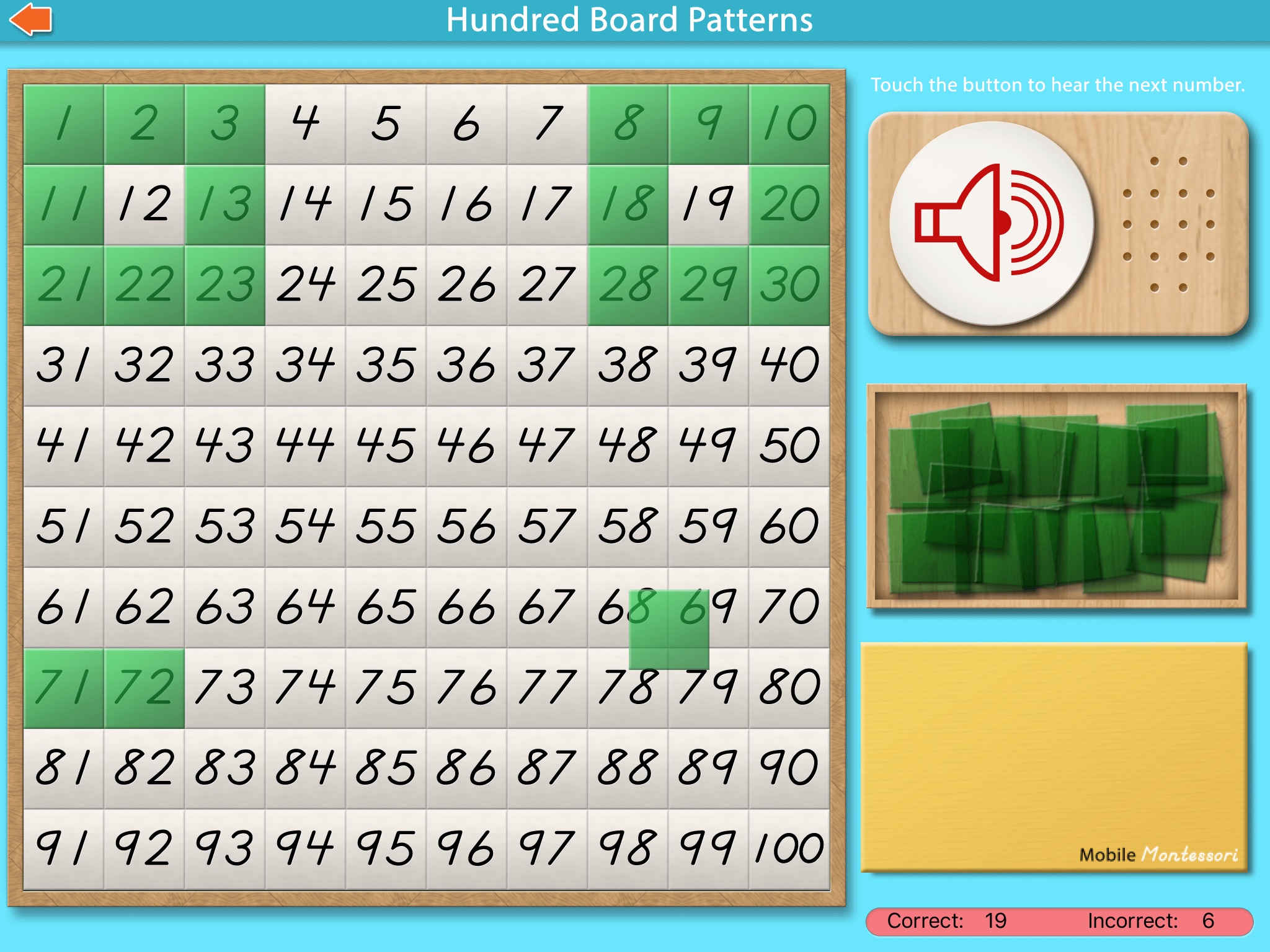 100 Board Counting Patterns screenshot 4