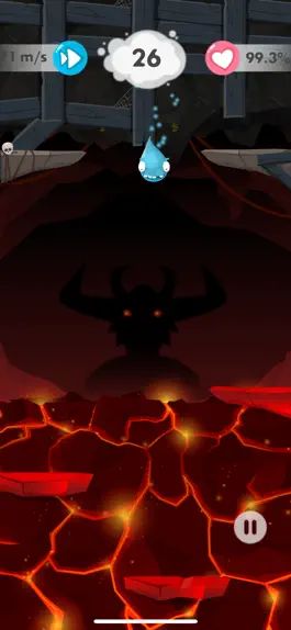 Game screenshot Fly or Die: веселые капельки apk