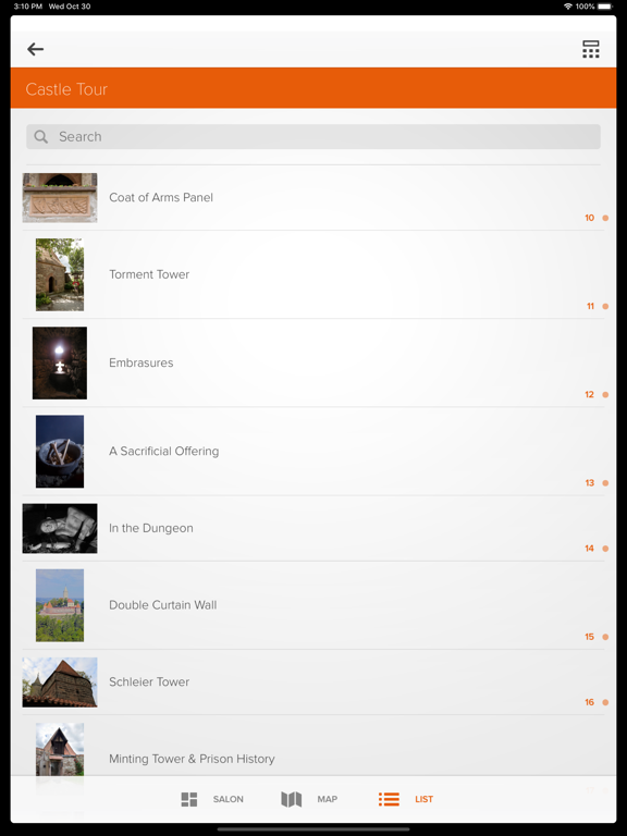 Audioguide Leuchtenburg iPad screenshot 3 - Education app