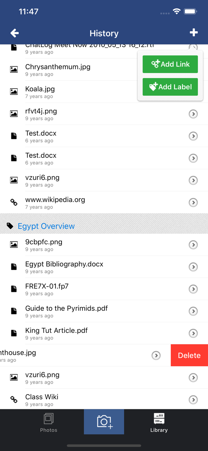 Veracross Camera and Files