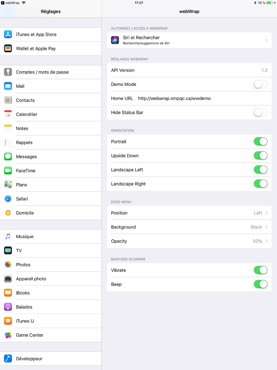iPad screenshot