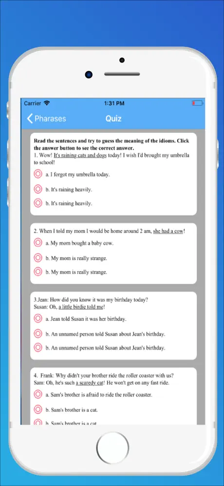 English Idioms & Phrases