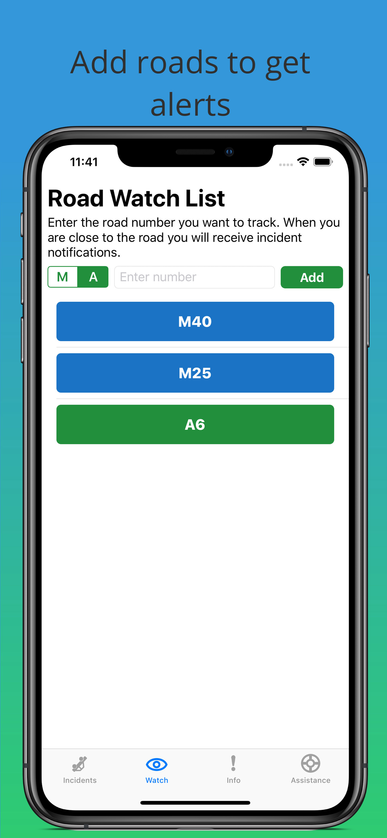 Traffic Stat Road Info Alerts