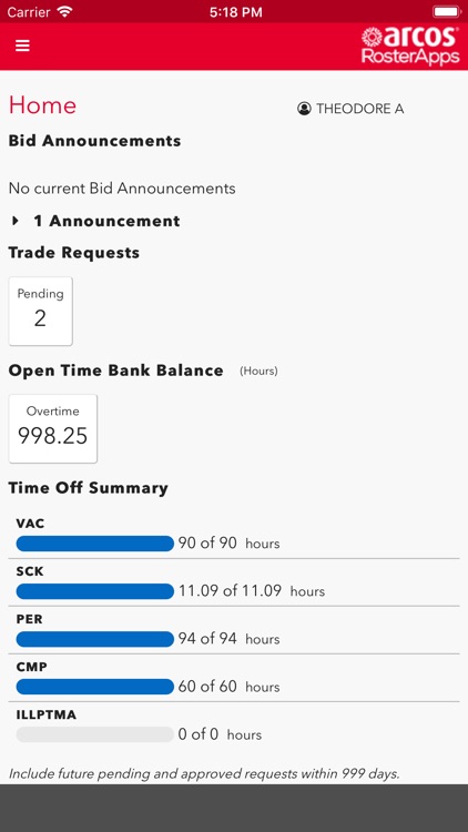 ARCOS RosterApps Mobile