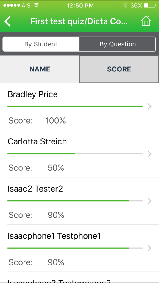 #3. Quick Key Mobile Grading App (iOS) 由: Design by Educators, Inc