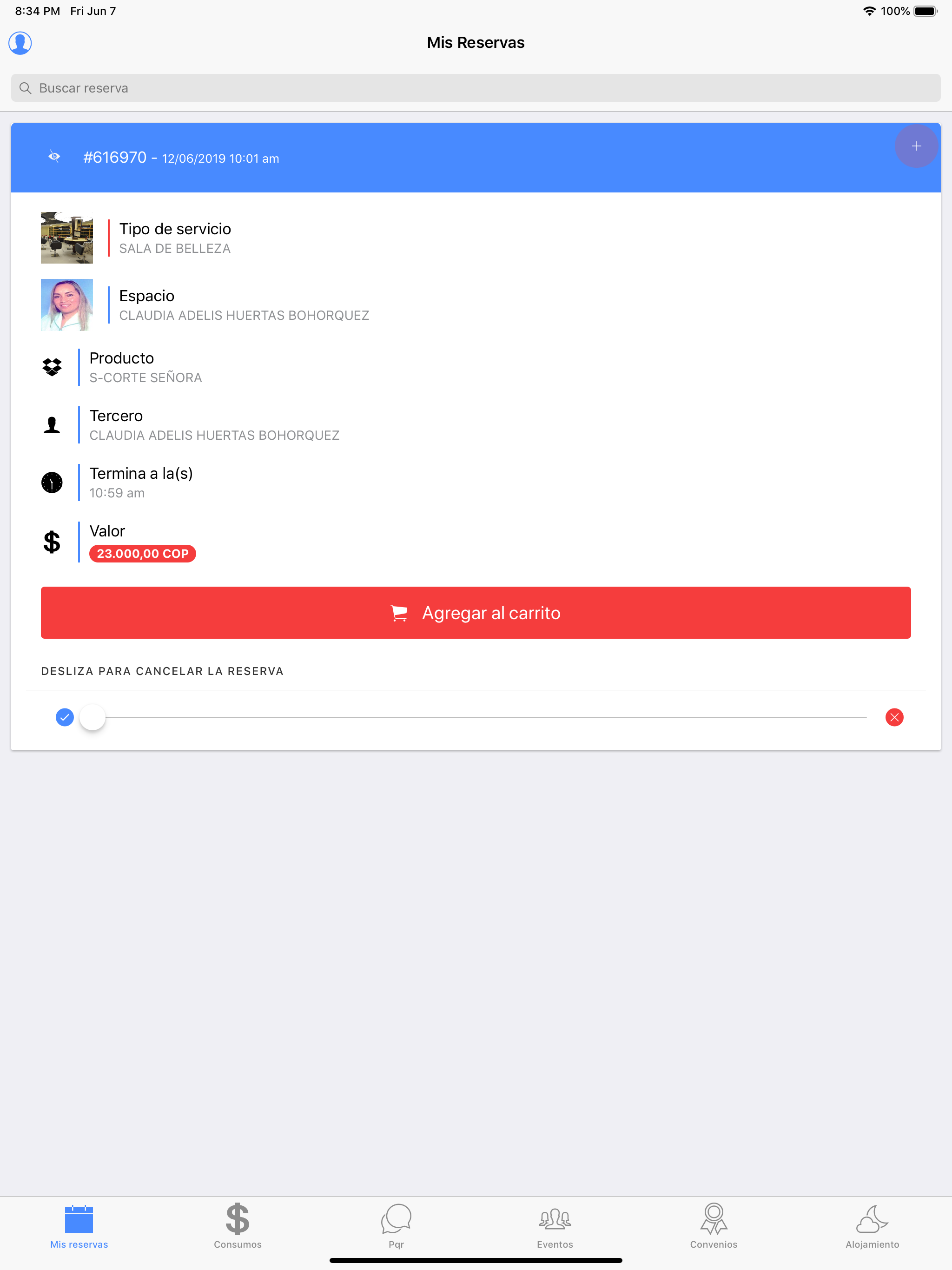 Seven Reservas screenshot 11