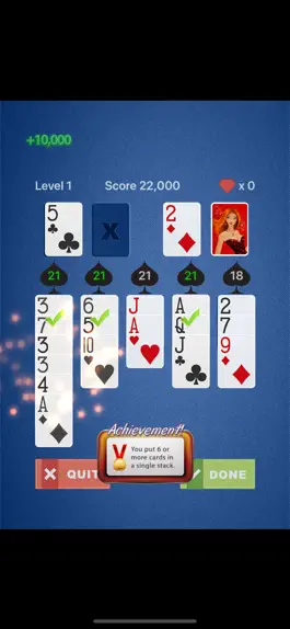 Game screenshot Blackjack Solitaire Supreme mod apk