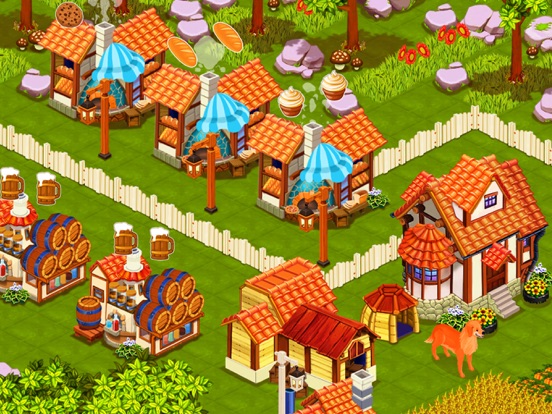 Happy Farm Village iPad app afbeelding 4