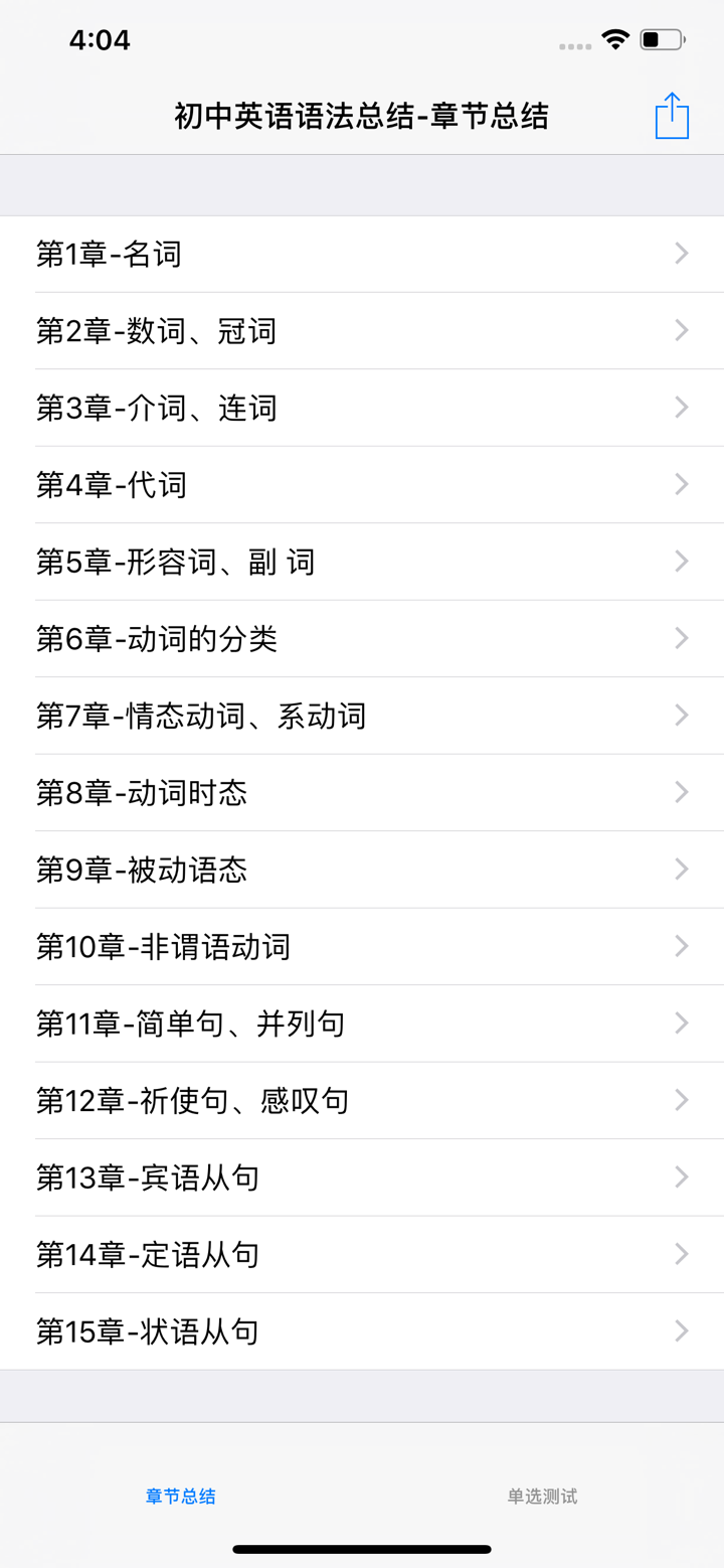 初中英语语法大全 screenshot 1