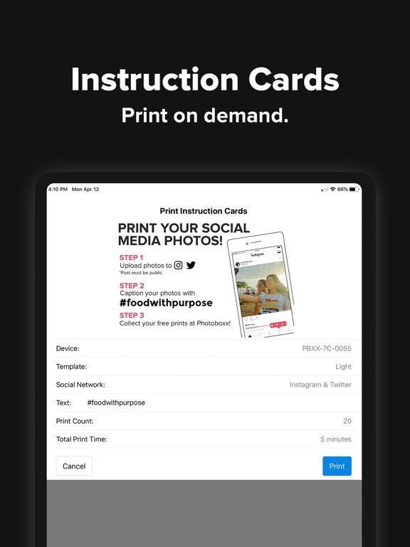 Photoboxx iPad screenshot 5 - Social Networking app