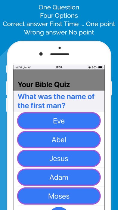 Screenshot #1 pour Play Bible Quiz Challenge Mind