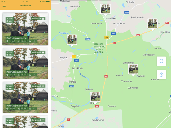 Screenshot #6 pour Camping routes