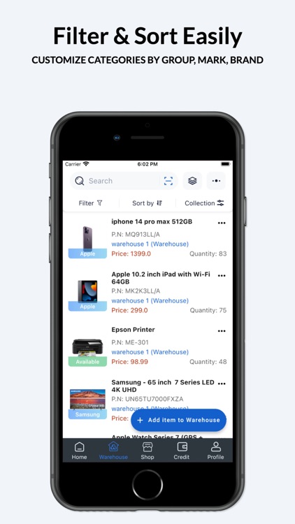 Naye Inventory Management App