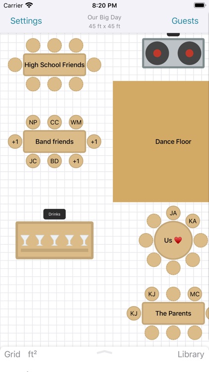 Seat Puzzle for Wedding Venues screenshot-0