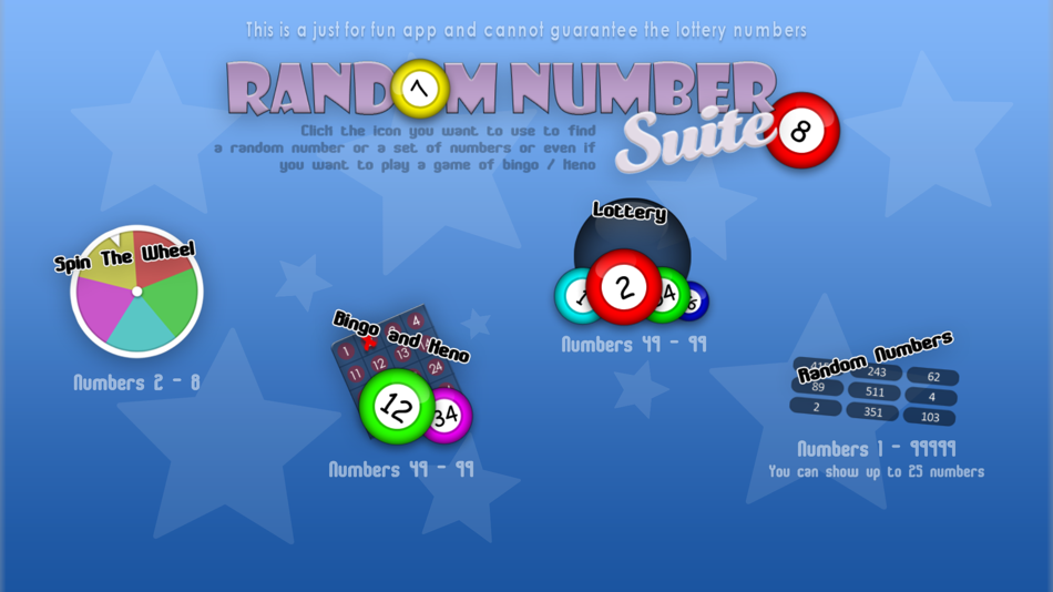 #5. Random Number Suite (iOS) โดย: Wayne Perry
