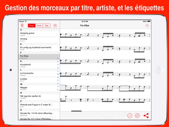 Screenshot #5 pour MIDI Partition