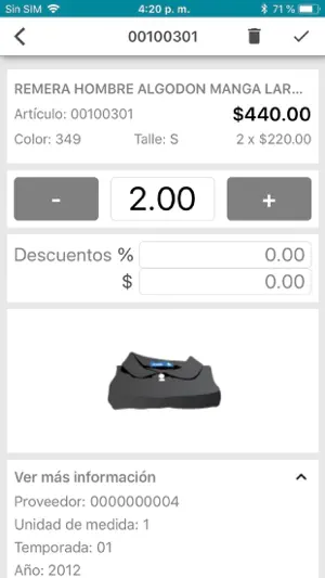 Factura zMobile screenshot 2