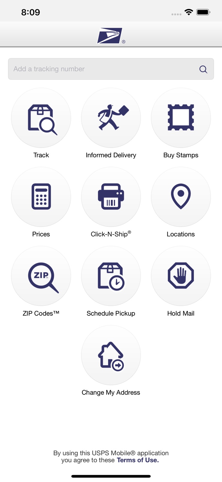 USPS Mobile® iphone screenshot 1