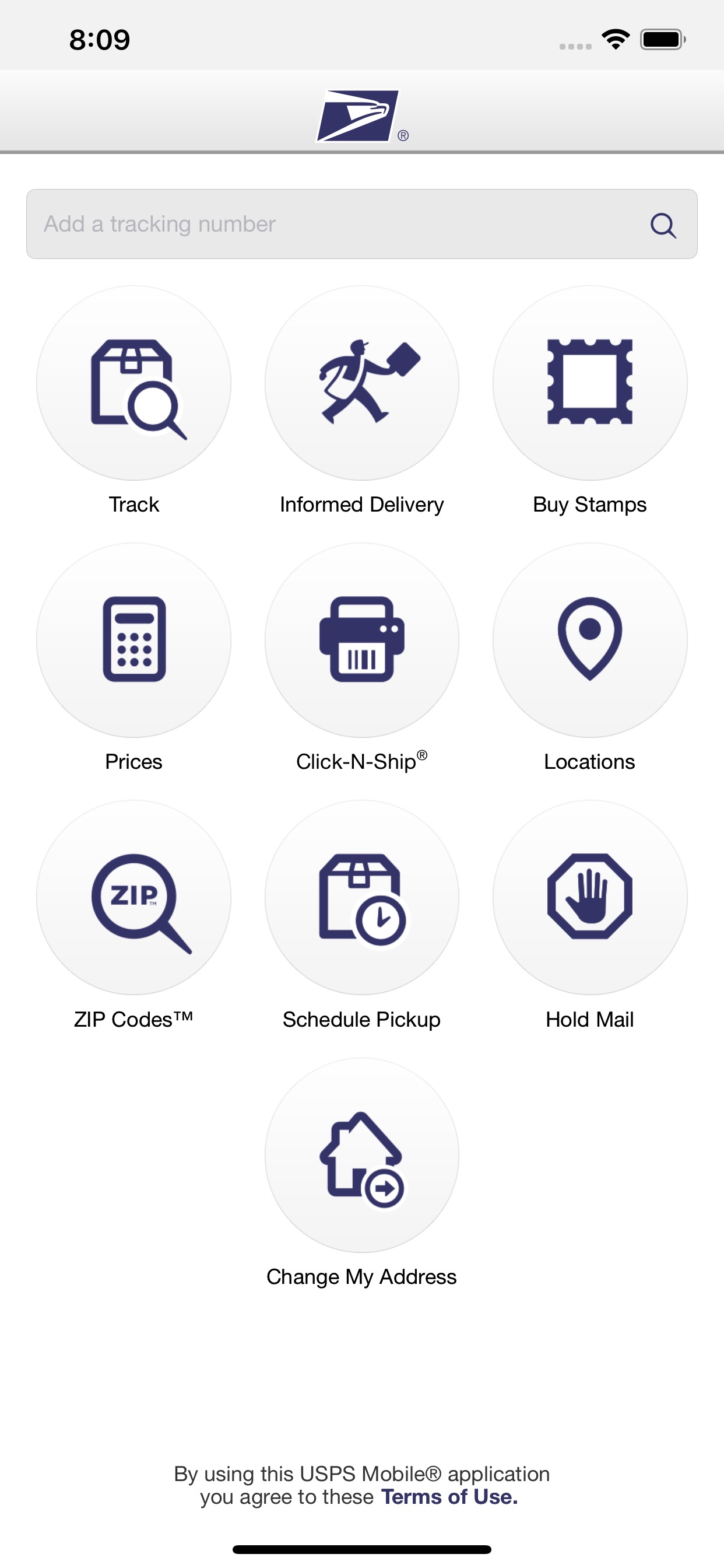 USPS Mobile® 스크린샷 1