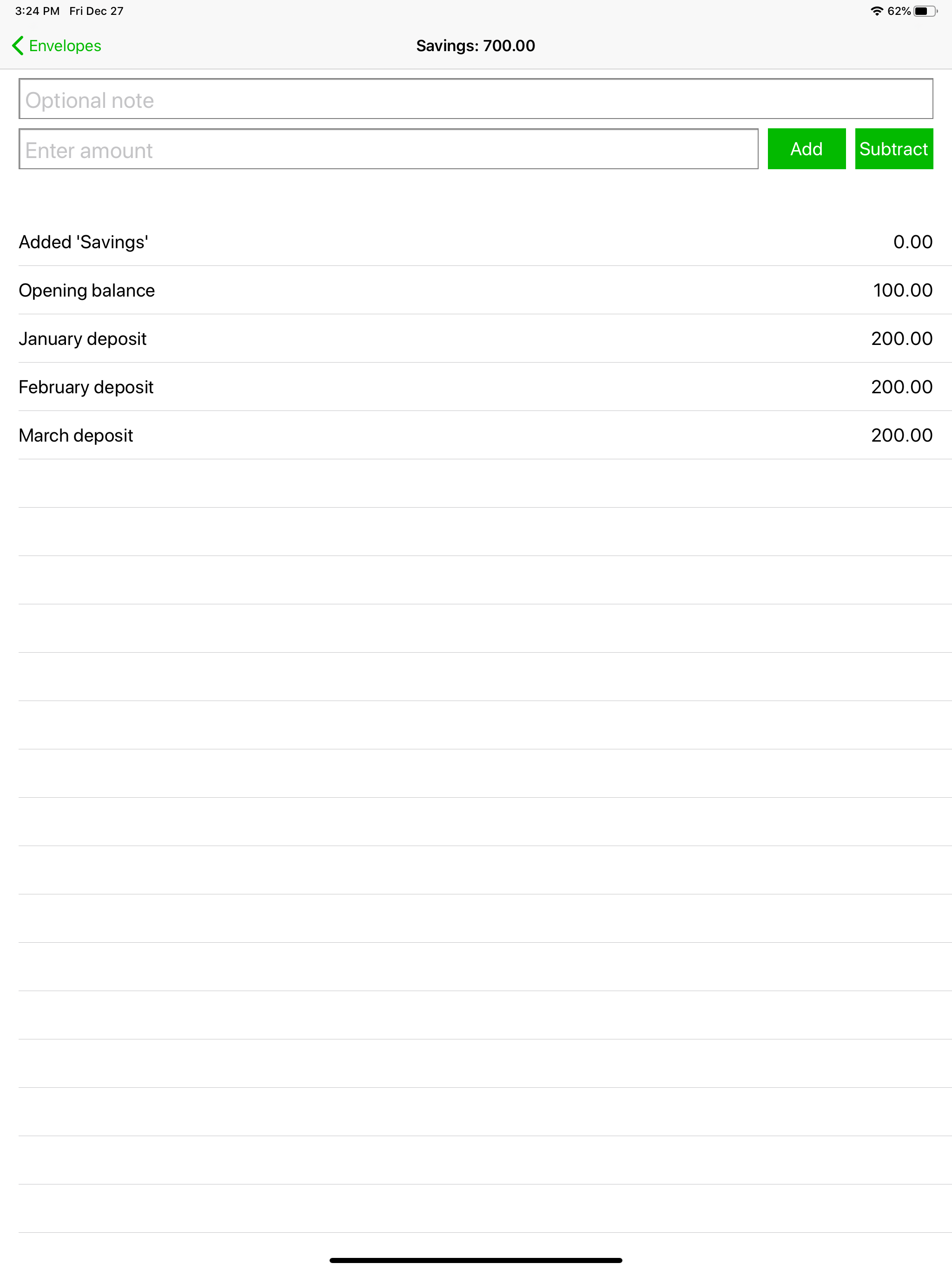 Simple Budget Envelopes screenshot 12