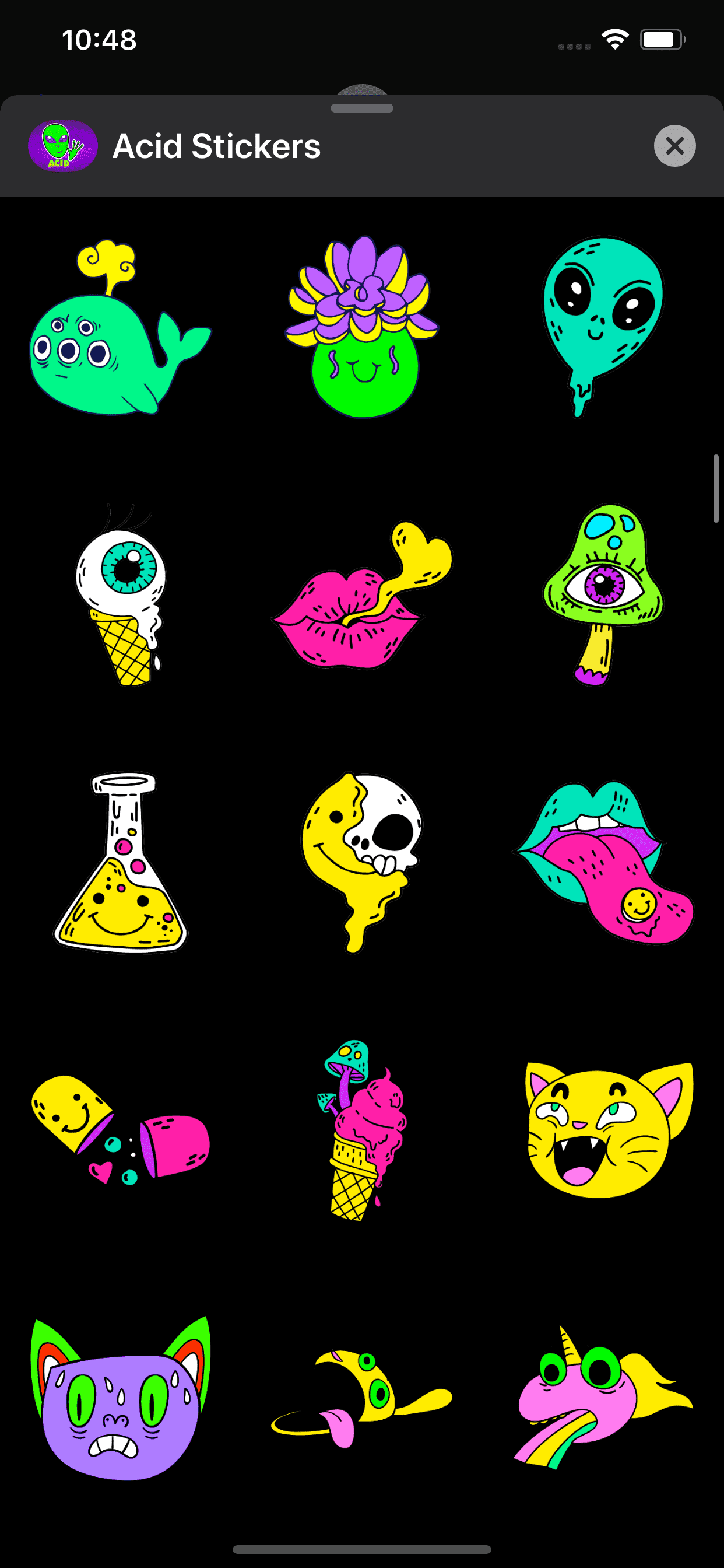 Acid Stickers: Trippy Fun screenshot 7