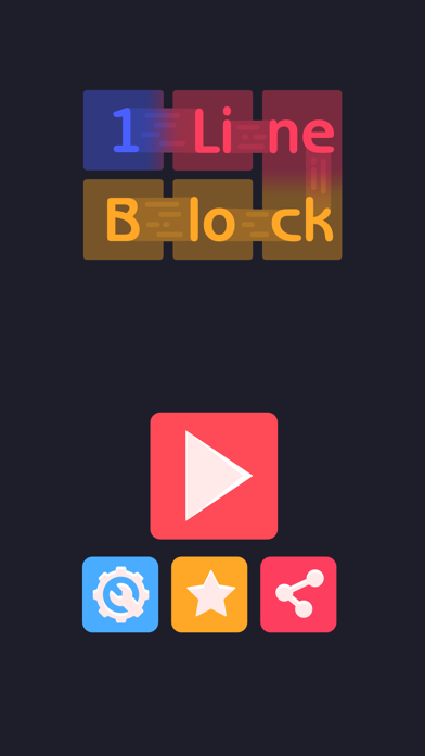 One Line Block Puzzle Screenshot