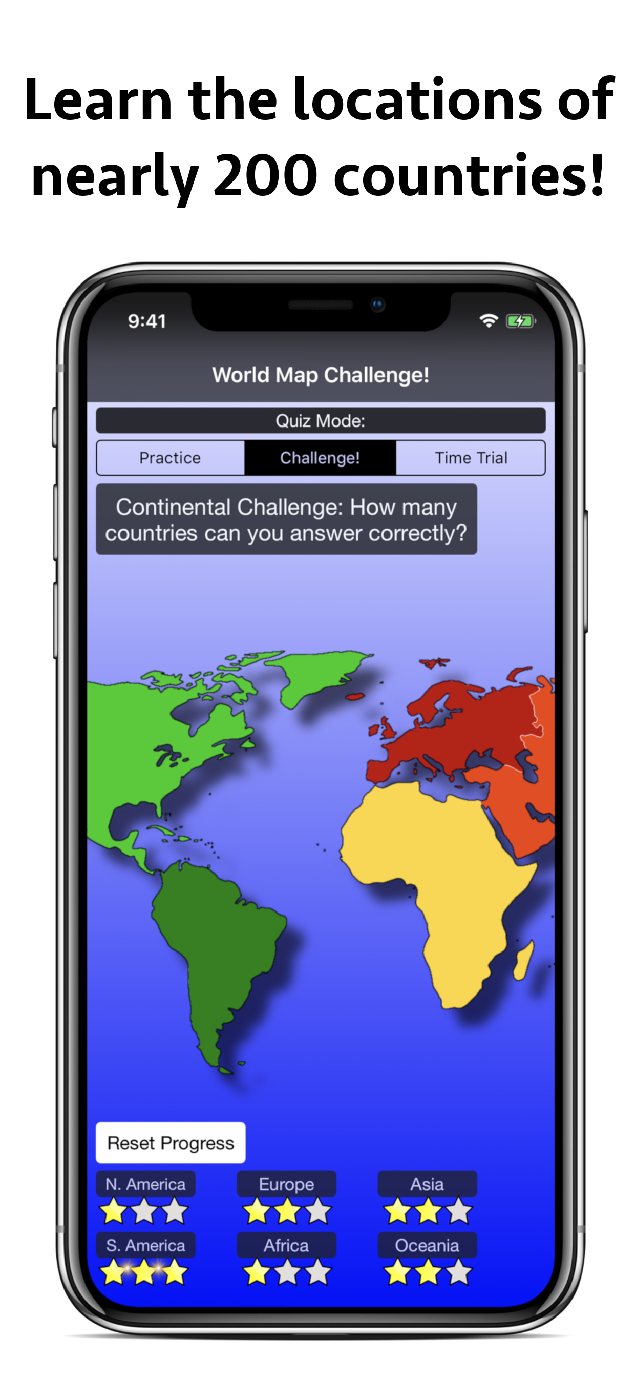 World Map Challenge! Geography