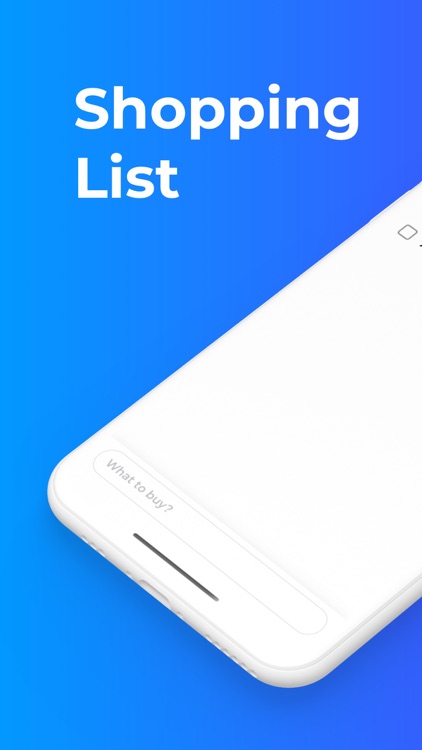 Shopping Roll — Grocery List