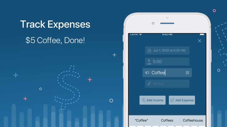 5coins Simple expense tracker screenshot-0