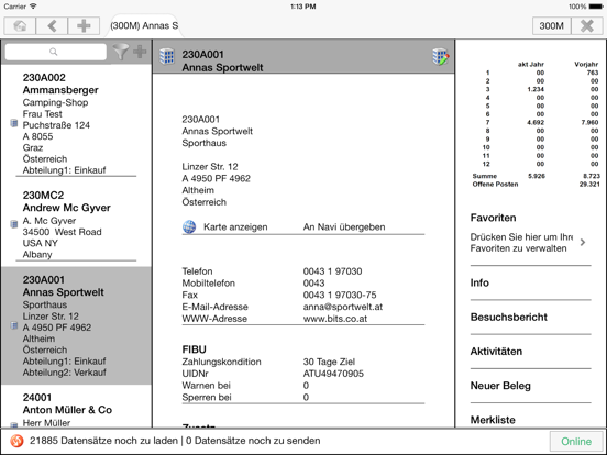 Screenshot #6 pour BITS mobile ERP für WINLine