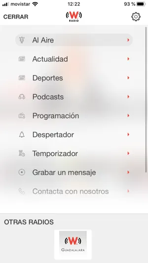 WRadio México para iPhone screenshot 3