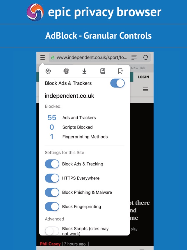 Epic Privacy Browser (w/ VPN) on the App Store