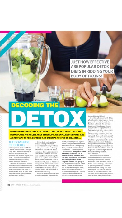 Fitness Magazine SA Screenshot