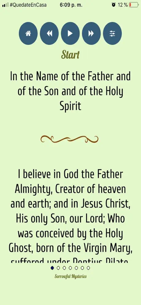Holy Rosary with audio