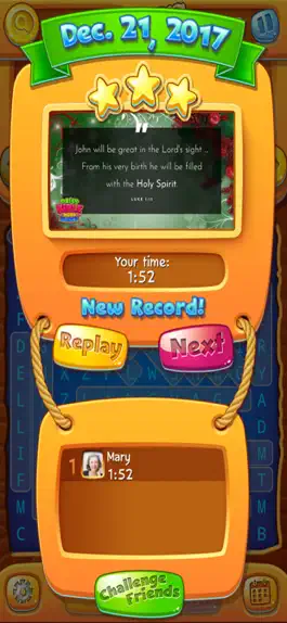 Game screenshot Daily Bible Word Search apk