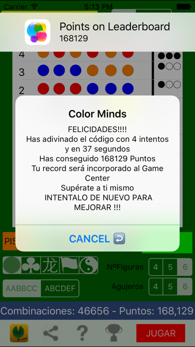 Screenshot #3 pour Color Pegs Challenge
