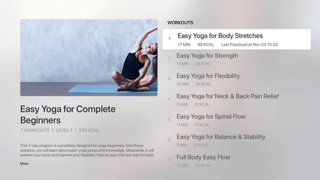 Daily Yoga: Yoga for Fitness® Screenshot