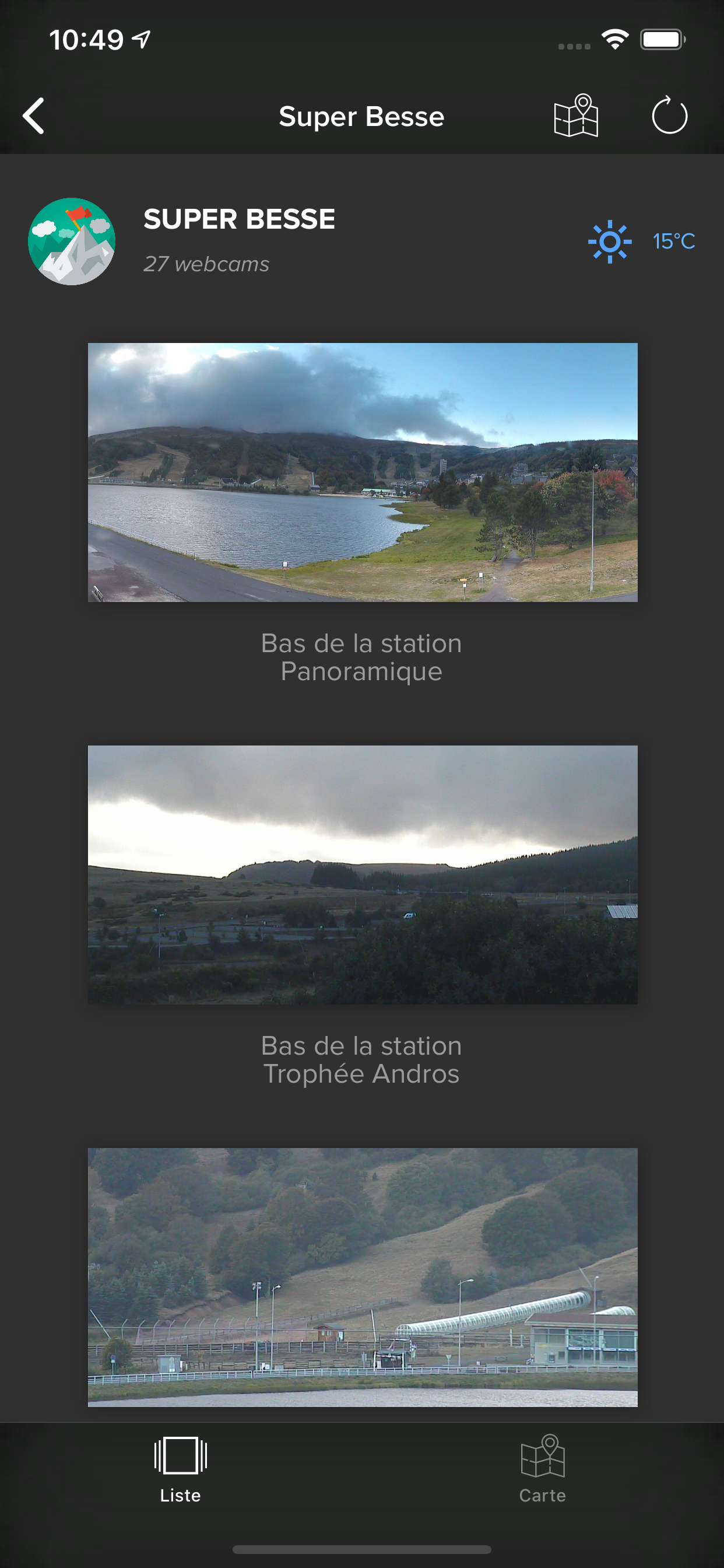 Auvergne Webcams