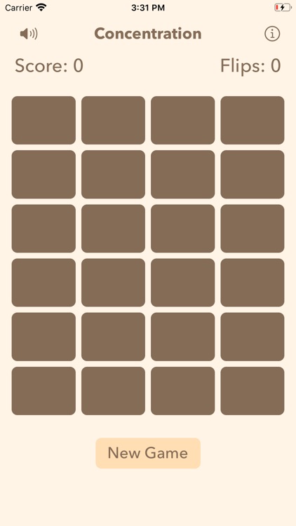 The Concentration Game