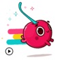 Animated Hot Cherry Sticker app download