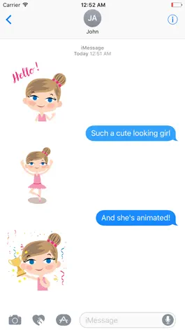 Game screenshot Animated Ballet GIRL Stickers hack